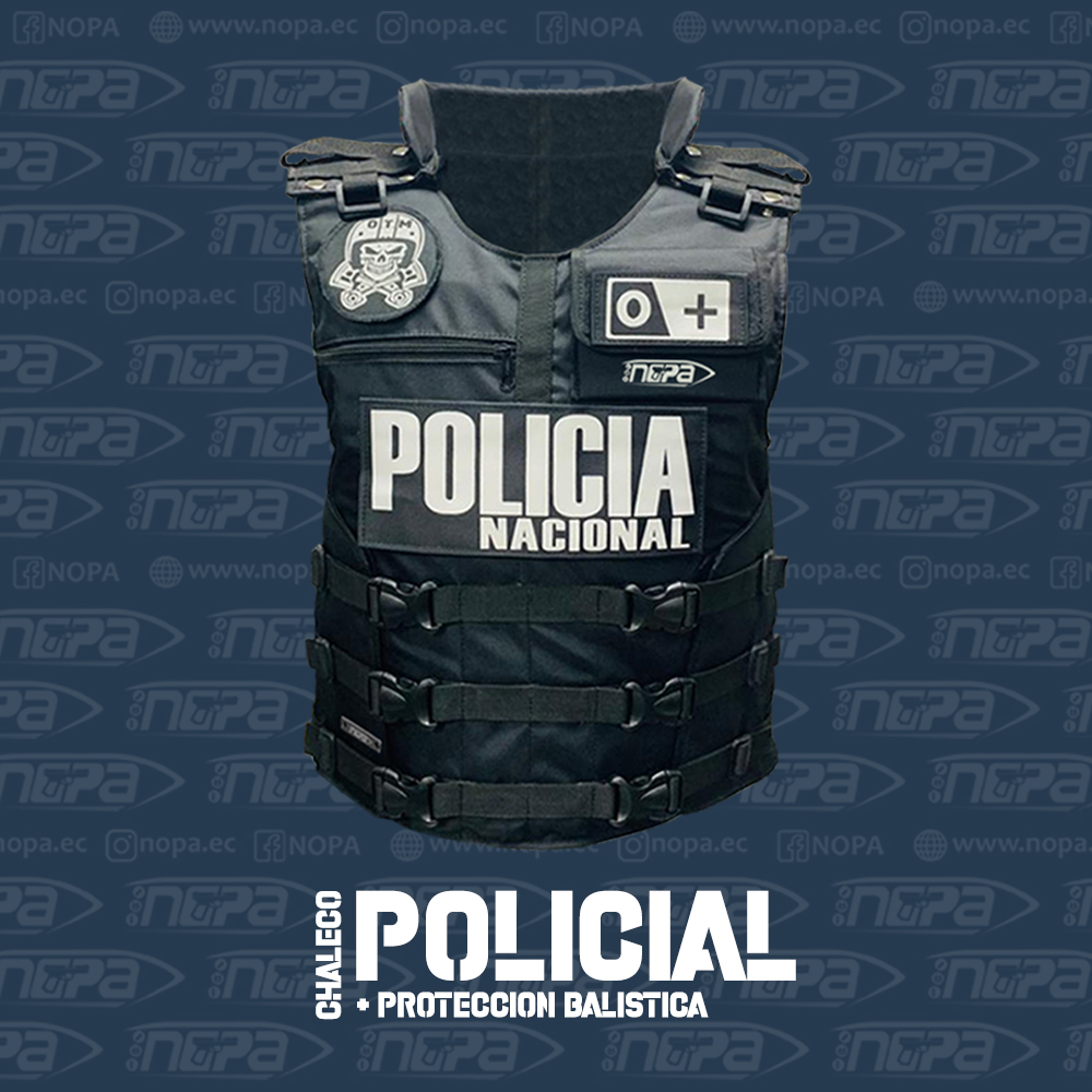 Chaleco Antibalas Policial - Protección Balística 2A & 3A - Ecuador